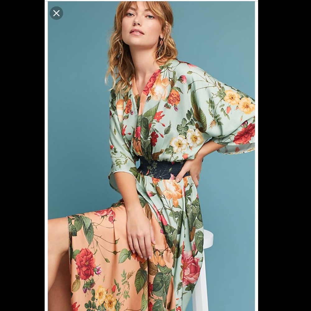 Anthropologie Kimono Dress